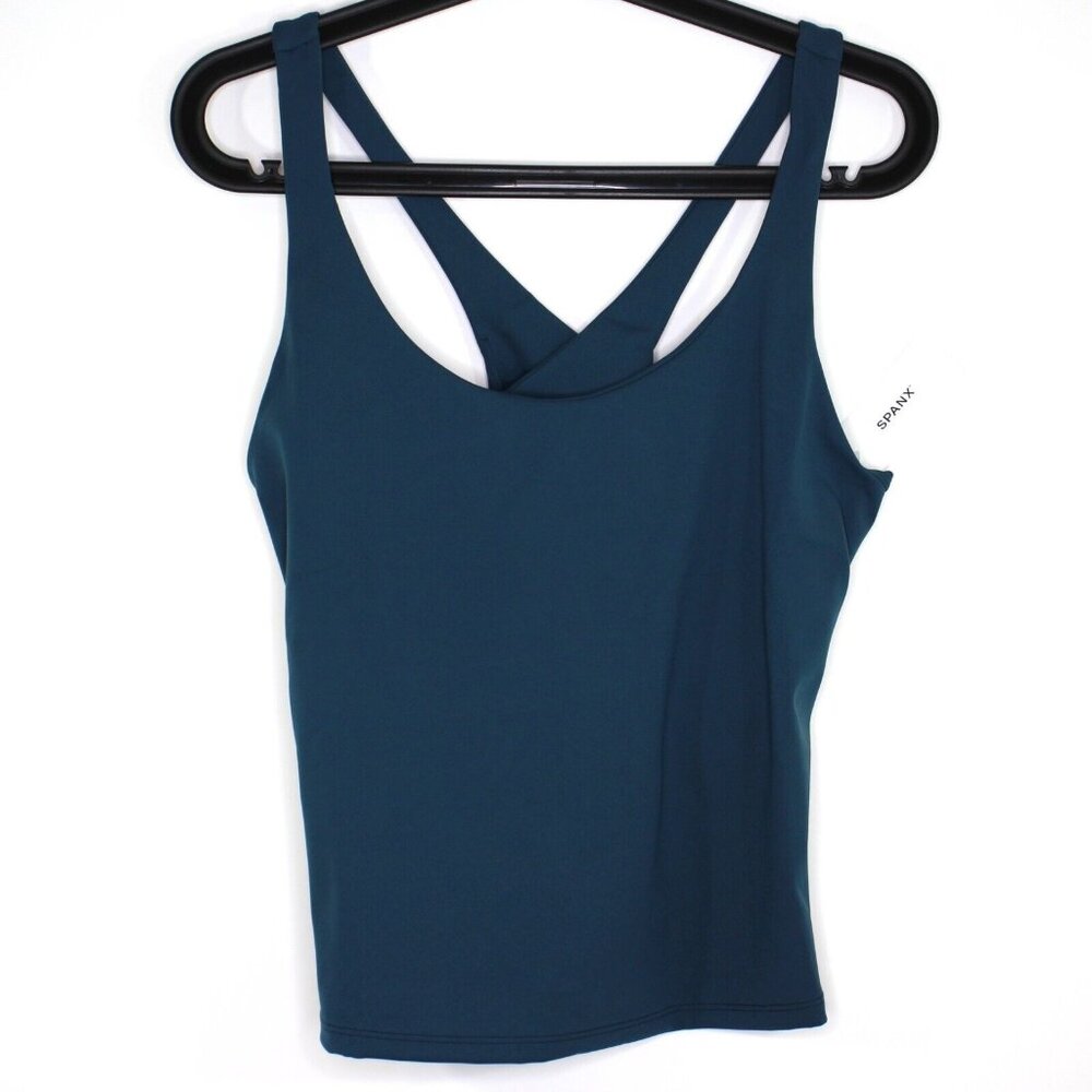 Spanx Womens XL Get Moving Contour Crossback Shelf Tank Top NEW R1639